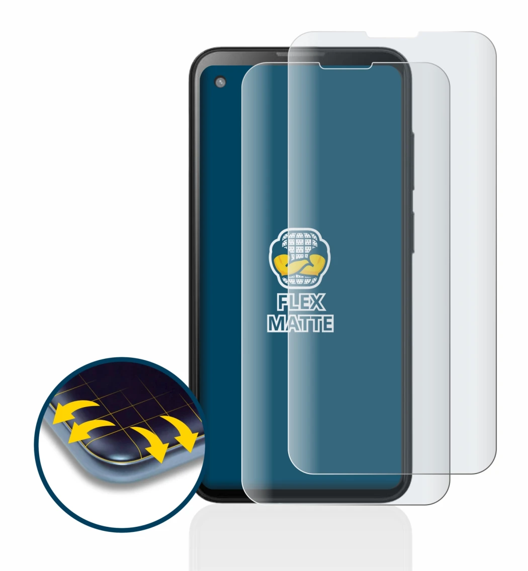 Image of the device Blackview BL5000 with a wide variety of screen protectors.