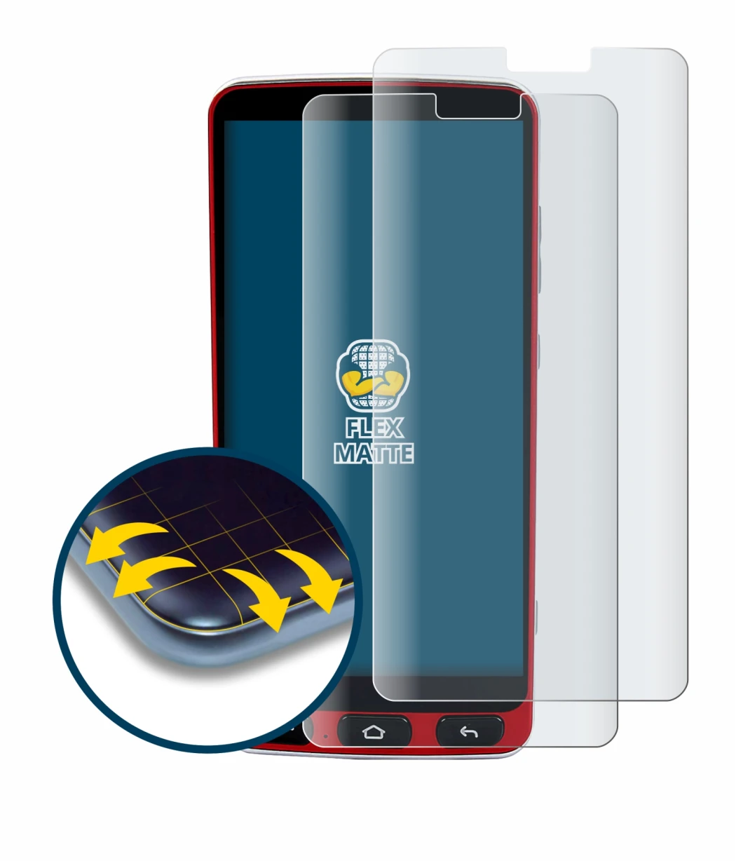 Image of the device Olympia Neo Smartphone with a wide variety of screen protectors.