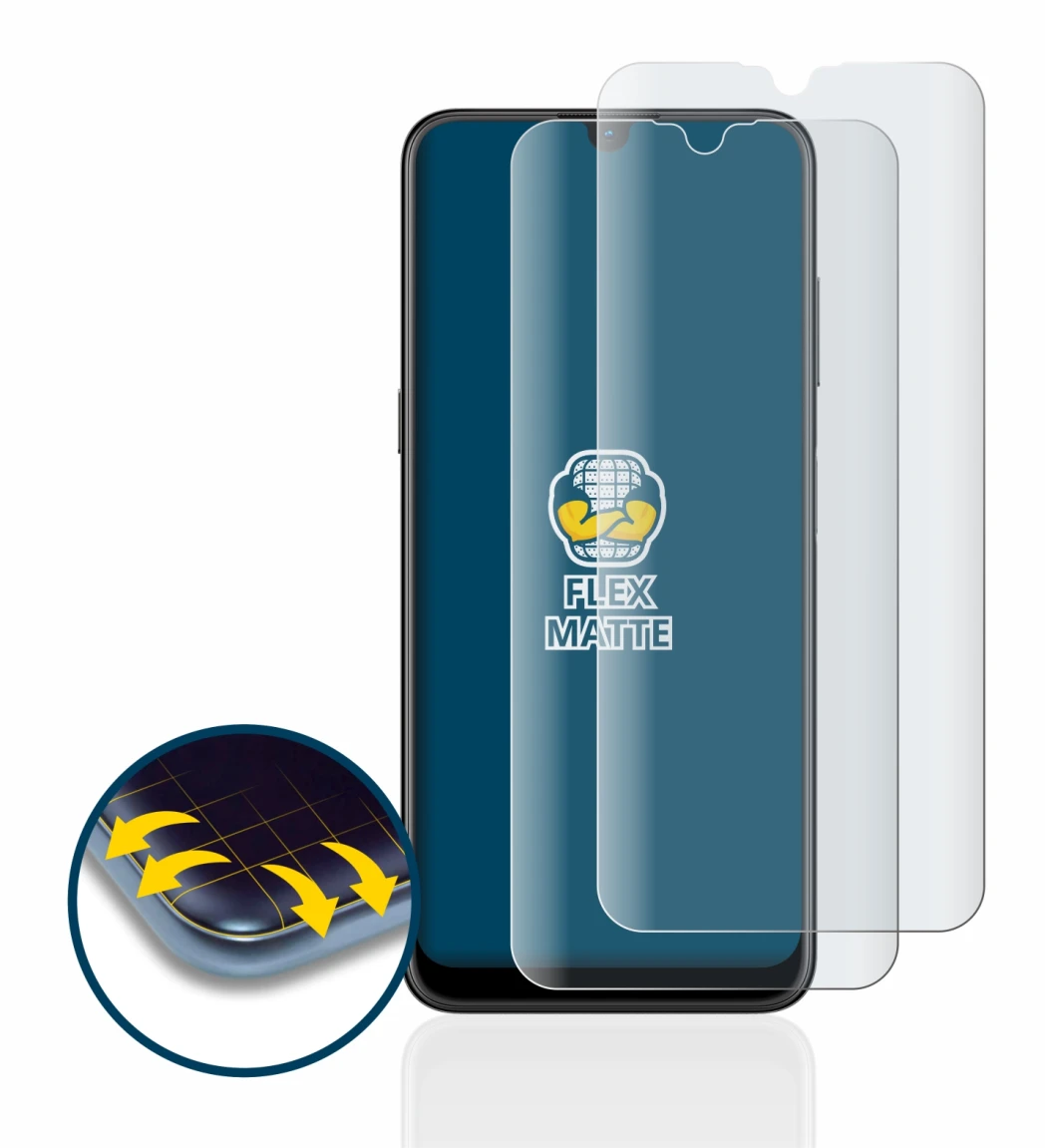 Image of the device Nokia G21 with a wide variety of screen protectors.