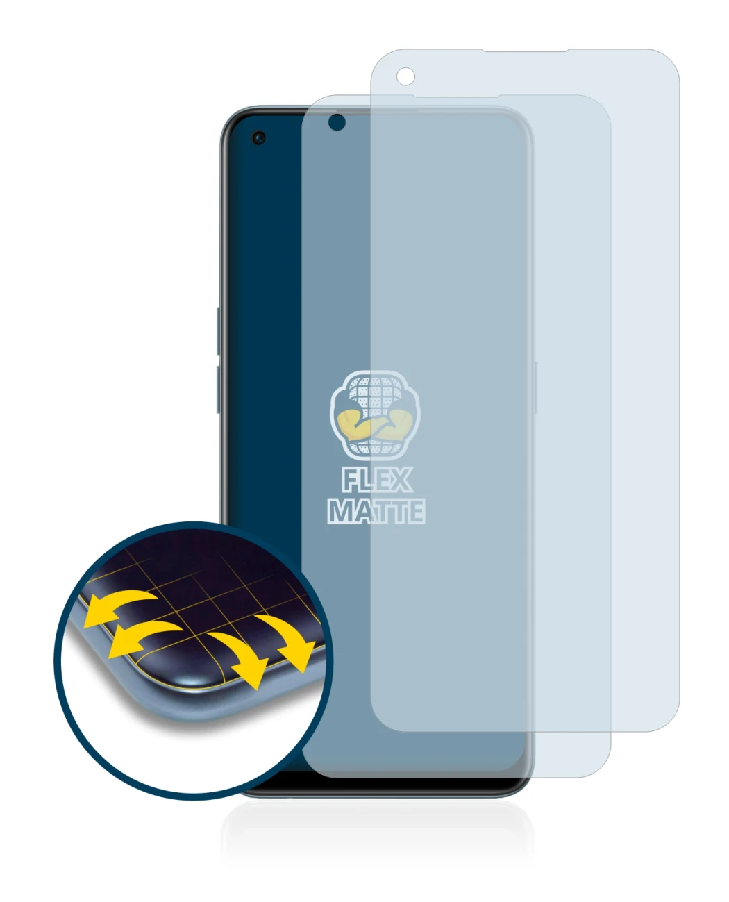 Image of the device OnePlus Nord CE 2 5G with a wide variety of screen protectors.