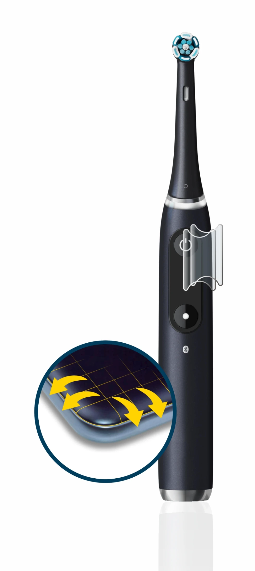 Image of the device Oral-B iO 6 with a wide variety of screen protectors.