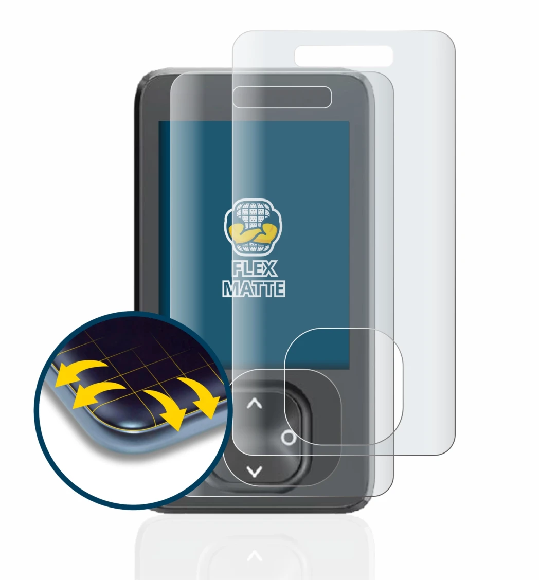 Image of the device Dexcom G7 CGM with a wide variety of screen protectors.