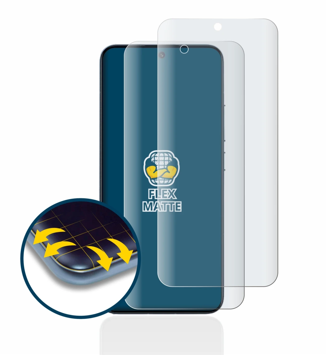 Image of the device Xiaomi 13 with a wide variety of screen protectors.
