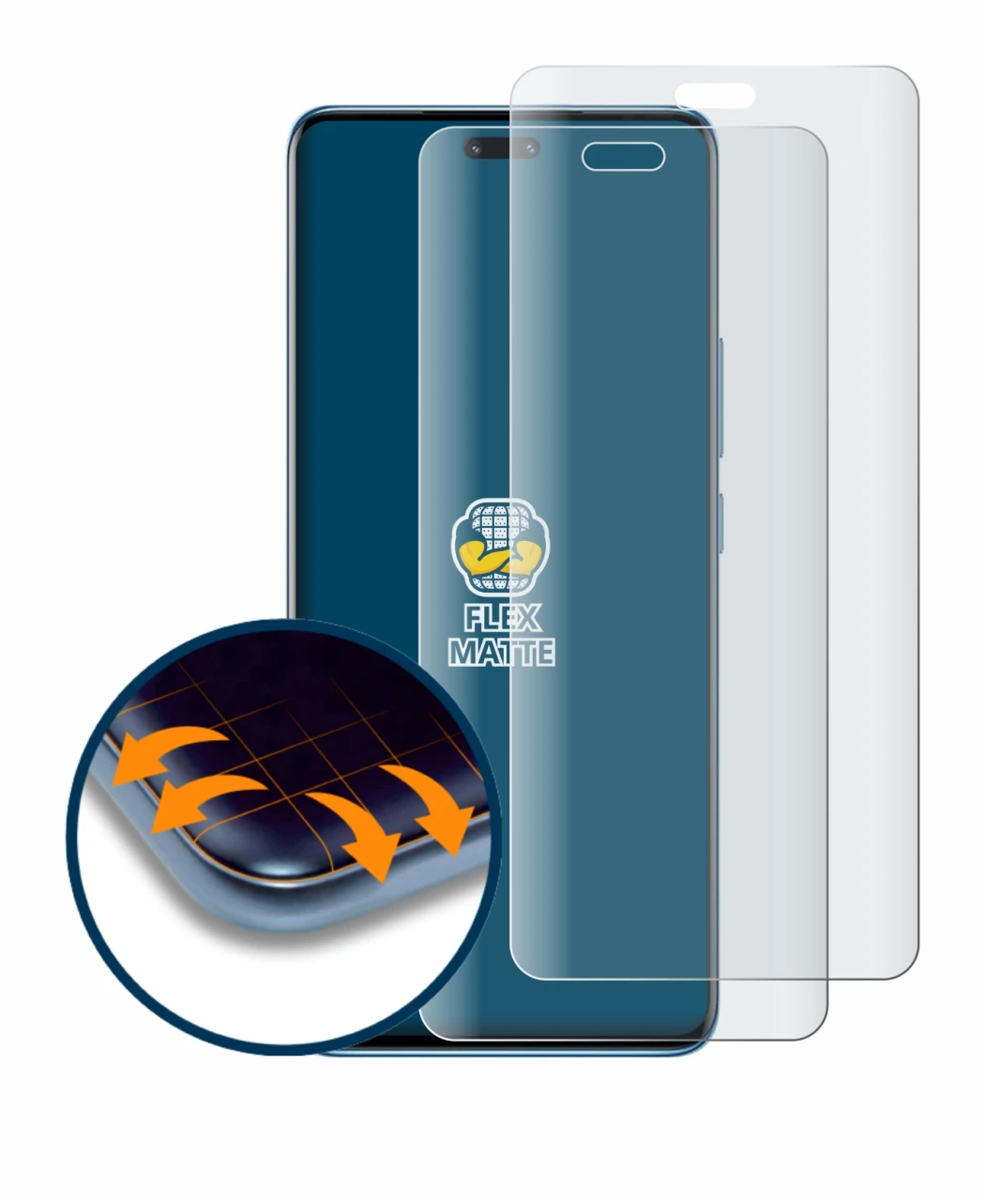 Image of the device Xiaomi 13 Lite with a wide variety of screen protectors.