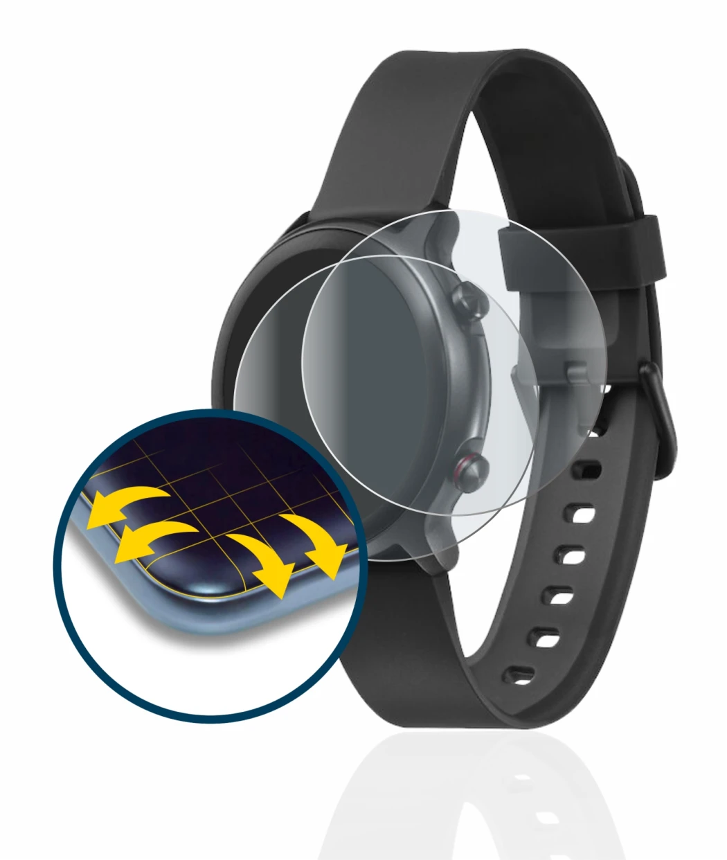 Image of the device Doro Watch with a wide variety of screen protectors.