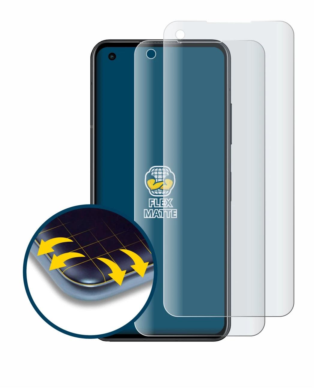 Image of the device ASUS ZenFone 10 with a wide variety of screen protectors.