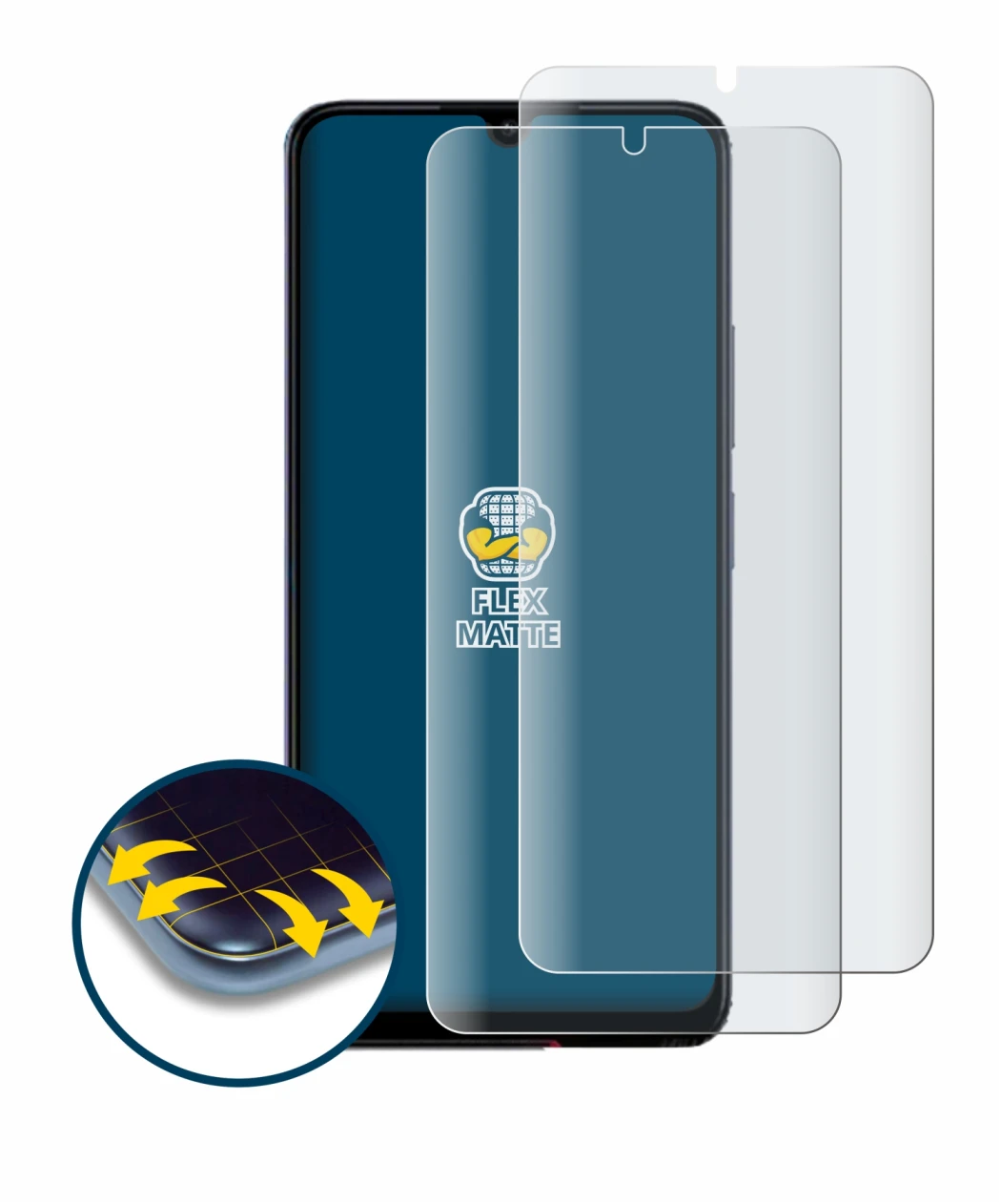 Image of the device Xiaomi Poco C65 with a wide variety of screen protectors.