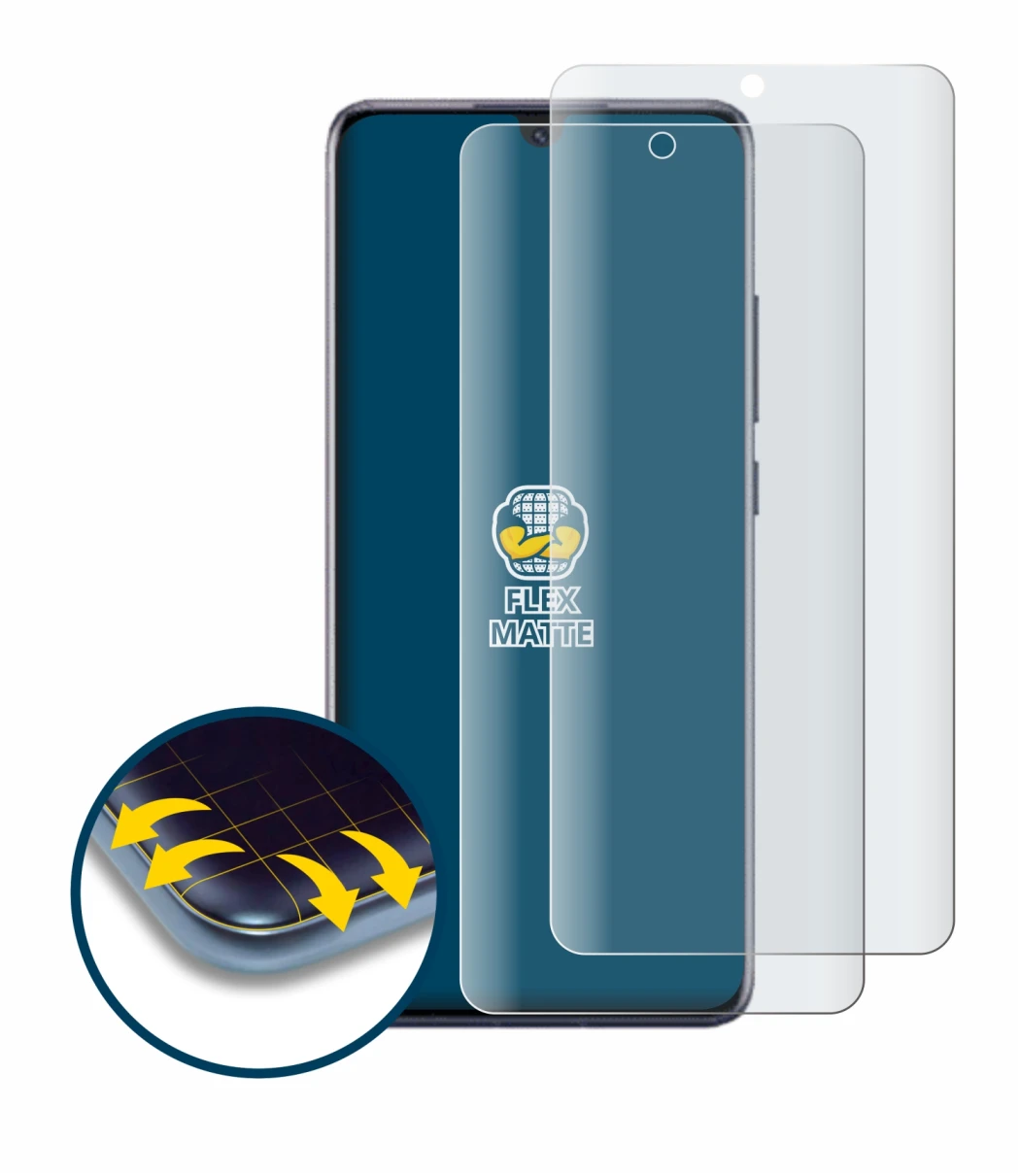 Image of the device Honor Magic 6 Lite with a wide variety of screen protectors.