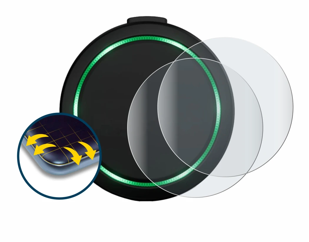 Image of the device OOONO CO-Driver NO2 2024 with a wide variety of screen protectors.