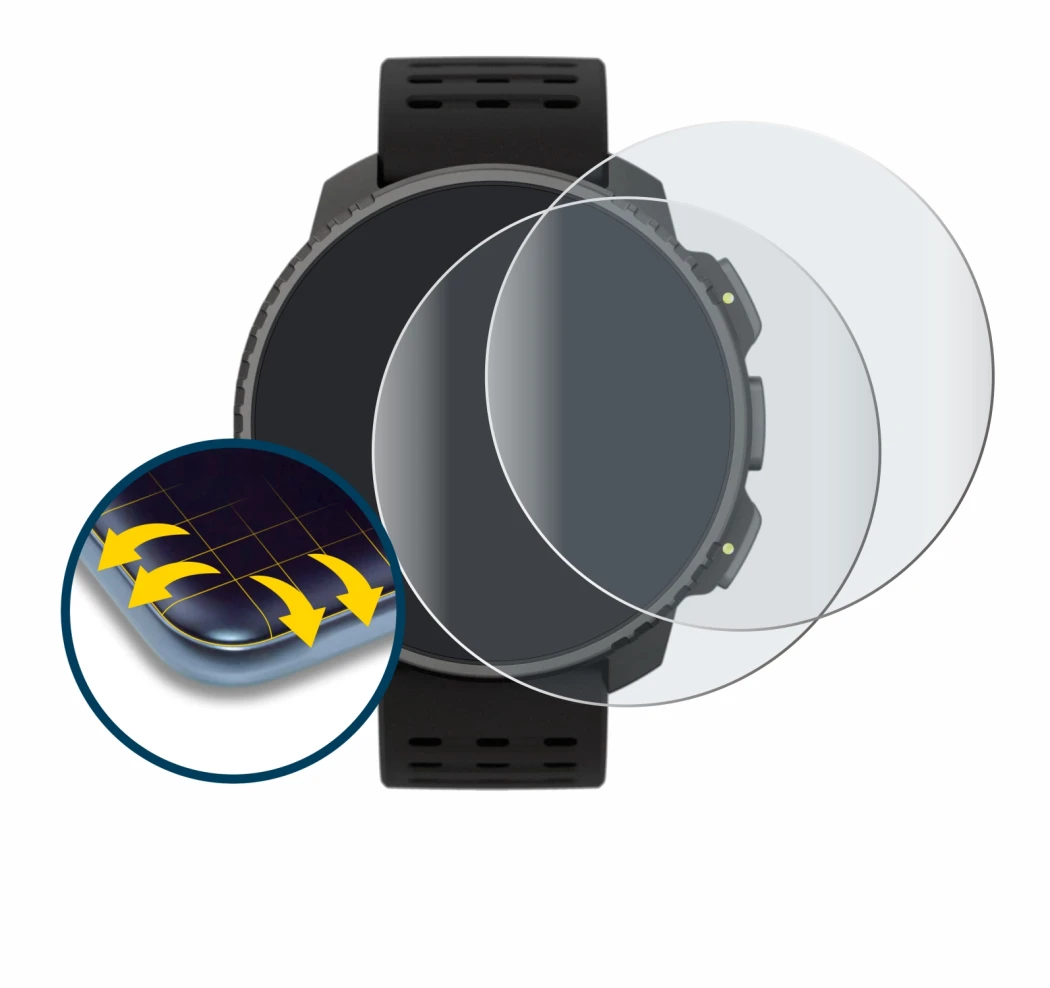 Image of the device Suunto Vertical Solar with a wide variety of screen protectors.