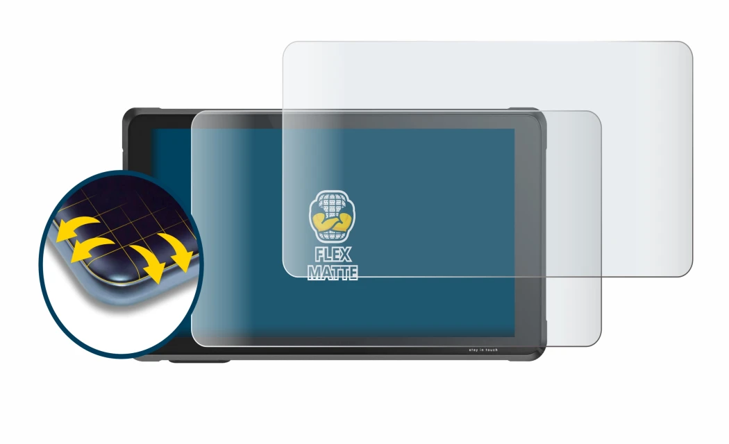 Image of the device Interphone RideSync Sync55 with a wide variety of screen protectors.