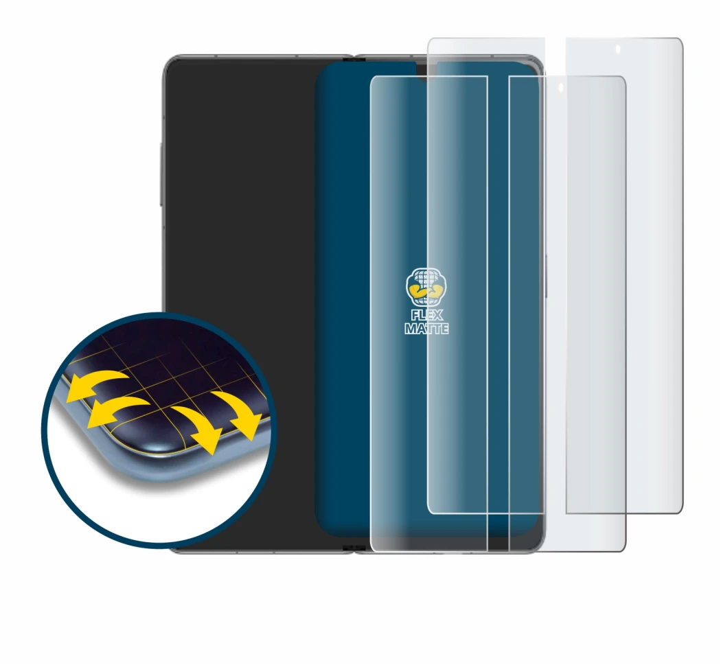 Image of the device Honor Magic V3 (inneres Display) with a wide variety of screen protectors.