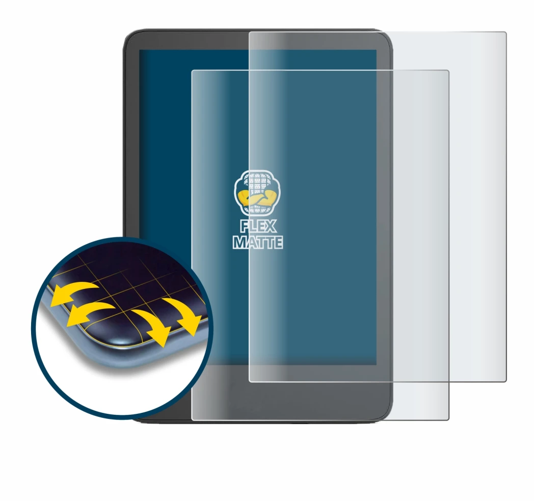 Image of the device Amazon Kindle 2024 with a wide variety of screen protectors.