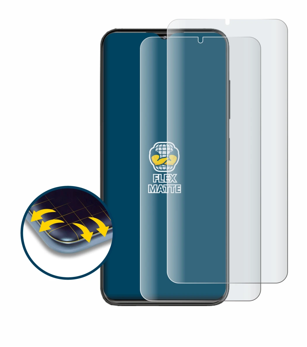 Image of the device ZTE Blade V50S with a wide variety of screen protectors.
