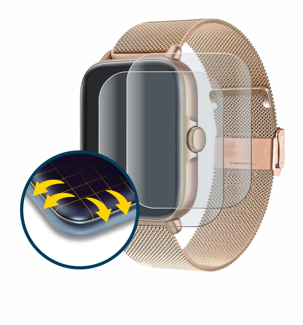 Image of the device Pireware Elegance 4 with a wide variety of screen protectors.
