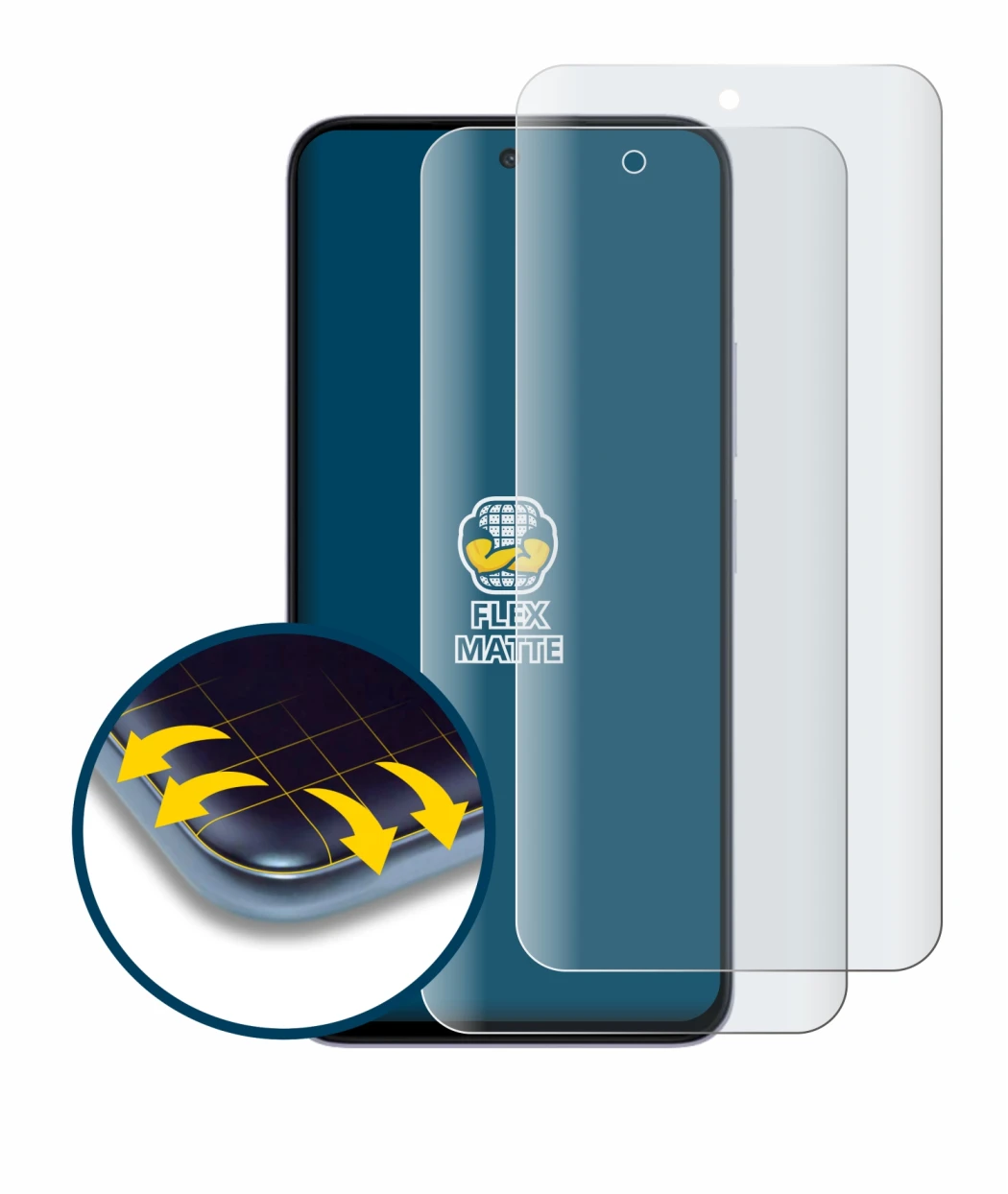Image of the device Xiaomi Redmi 15 with a wide variety of screen protectors.