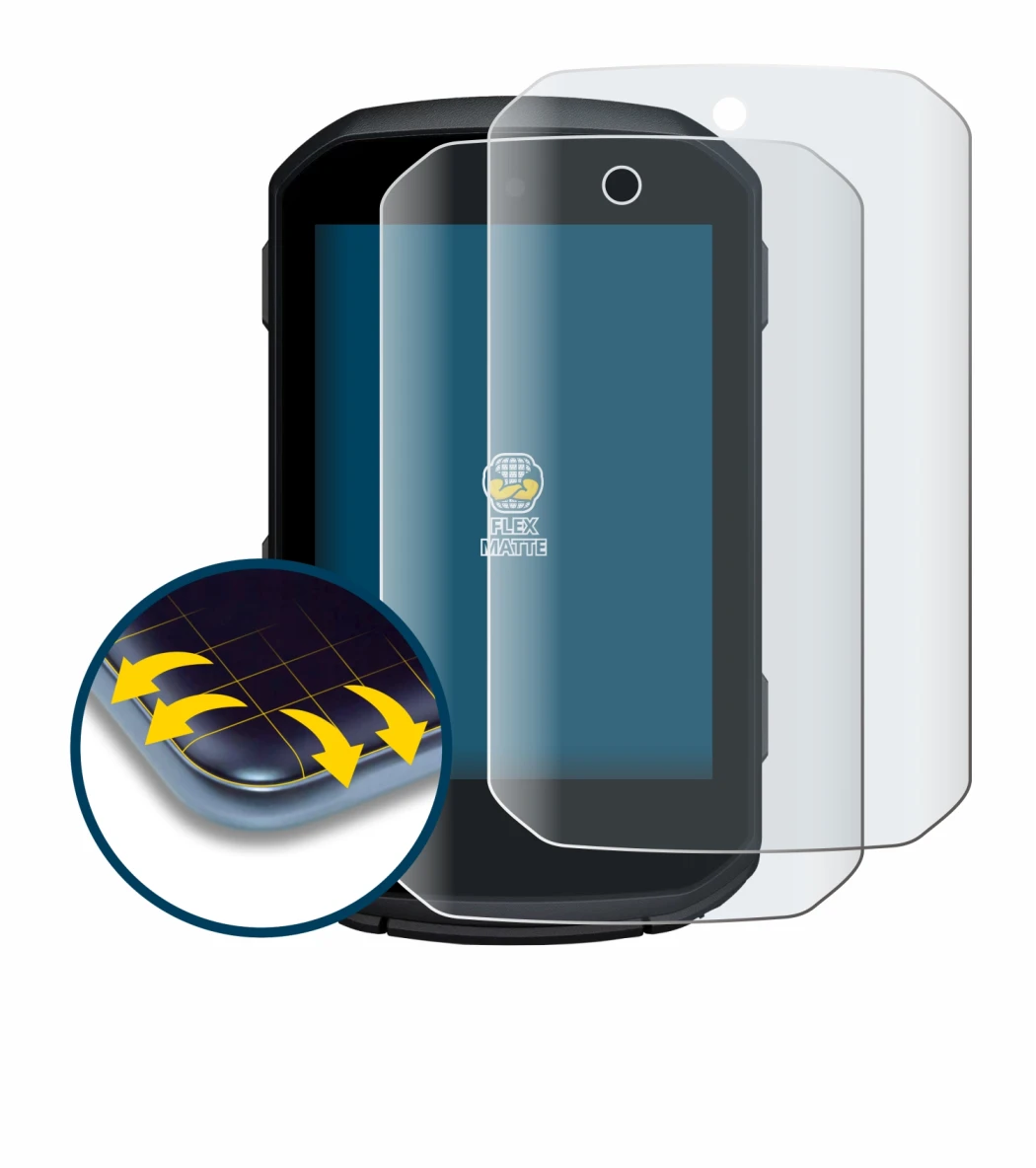 Image of the device Garmin Edge 850 with a wide variety of screen protectors.