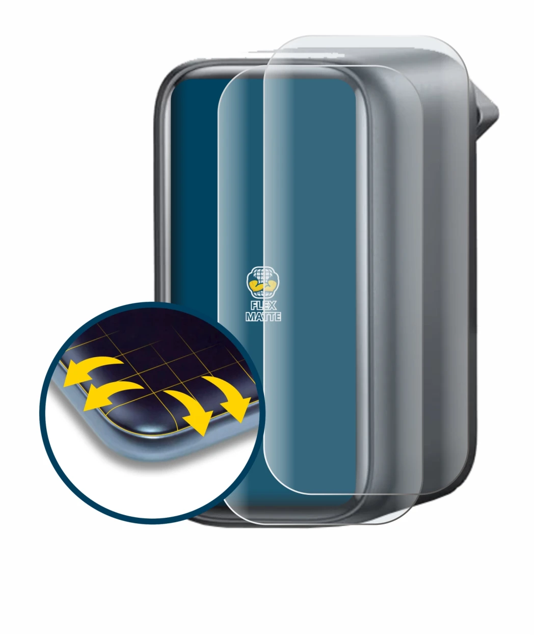 Image of the device Anker A2697 140W with a wide variety of screen protectors.