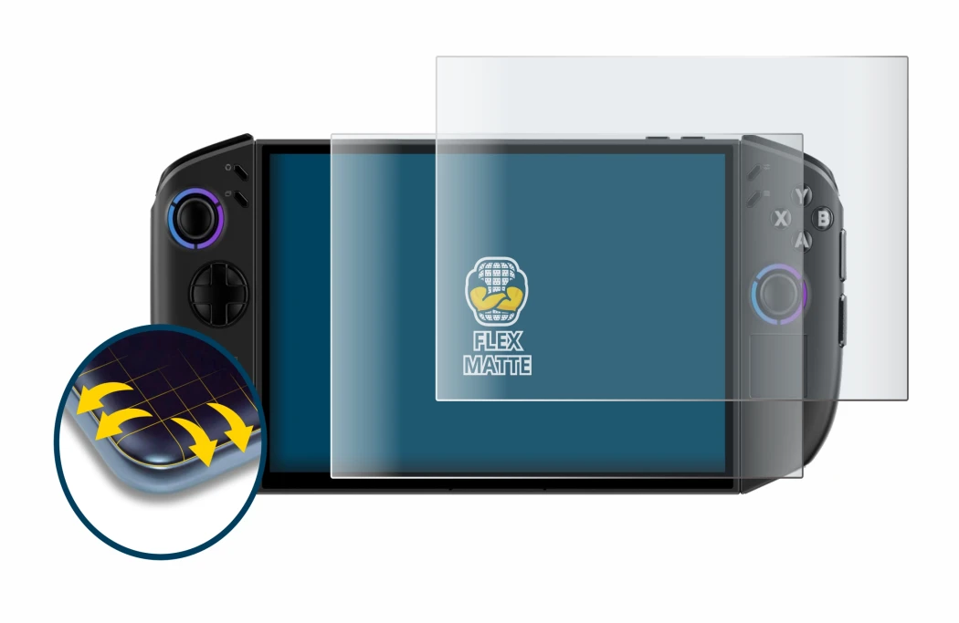 Image of the device Lenovo Legion Go Gen 2 with a wide variety of screen protectors.