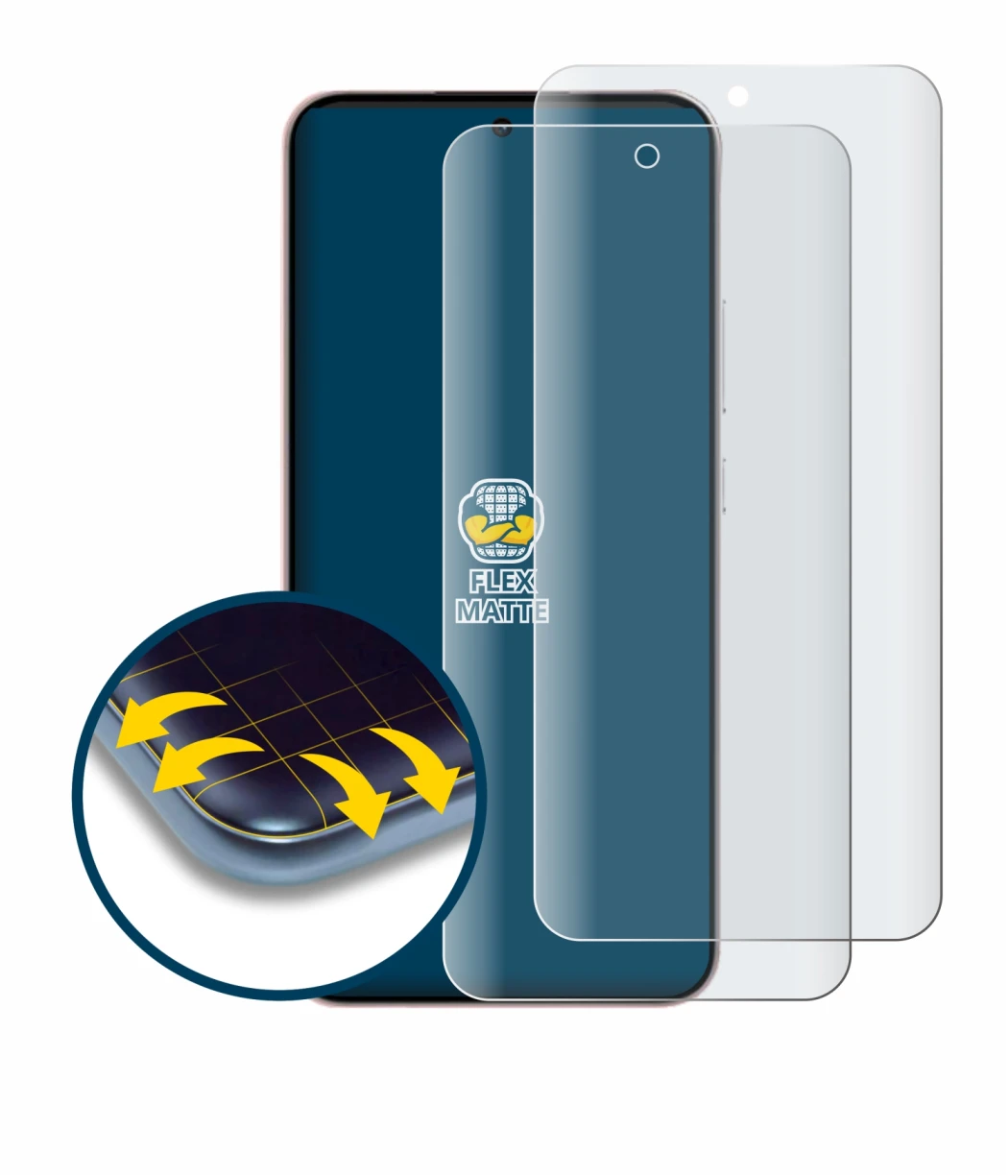 Image of the device Oppo Reno 14 with a wide variety of screen protectors.