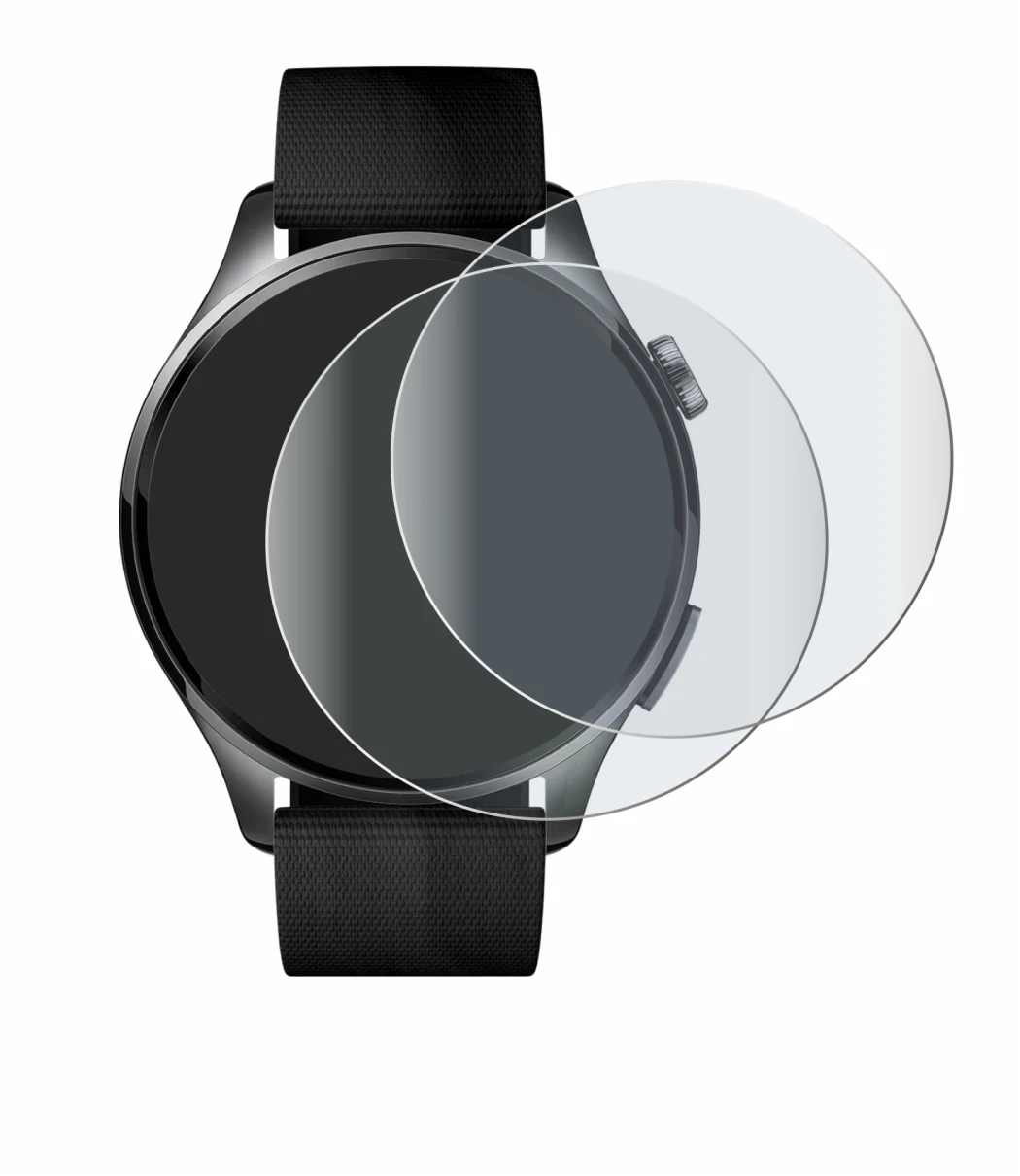 Image of the device Xiaomi Watch 5 (47 mm) with a wide variety of screen protectors.