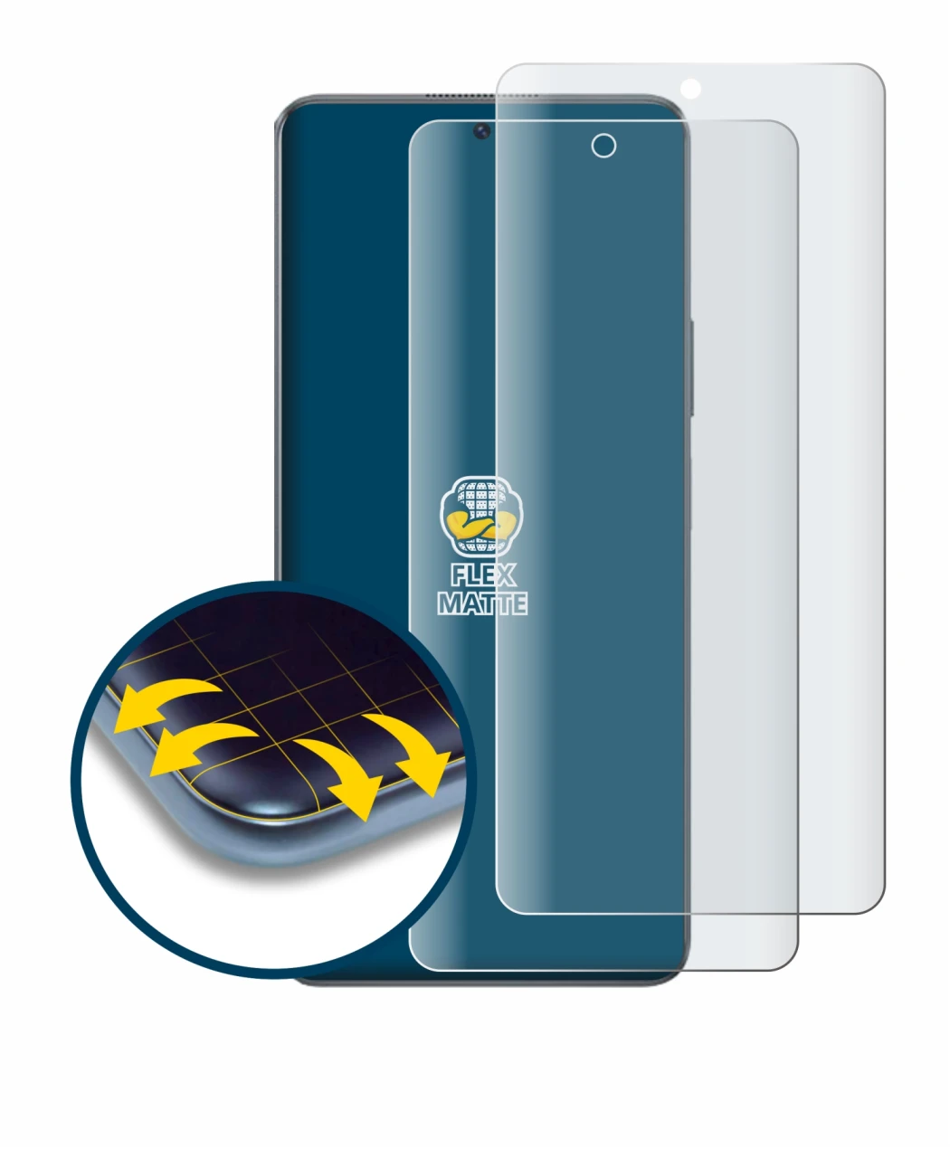 Image of the device Huawei Enjoy 60 Pro with a wide variety of screen protectors.