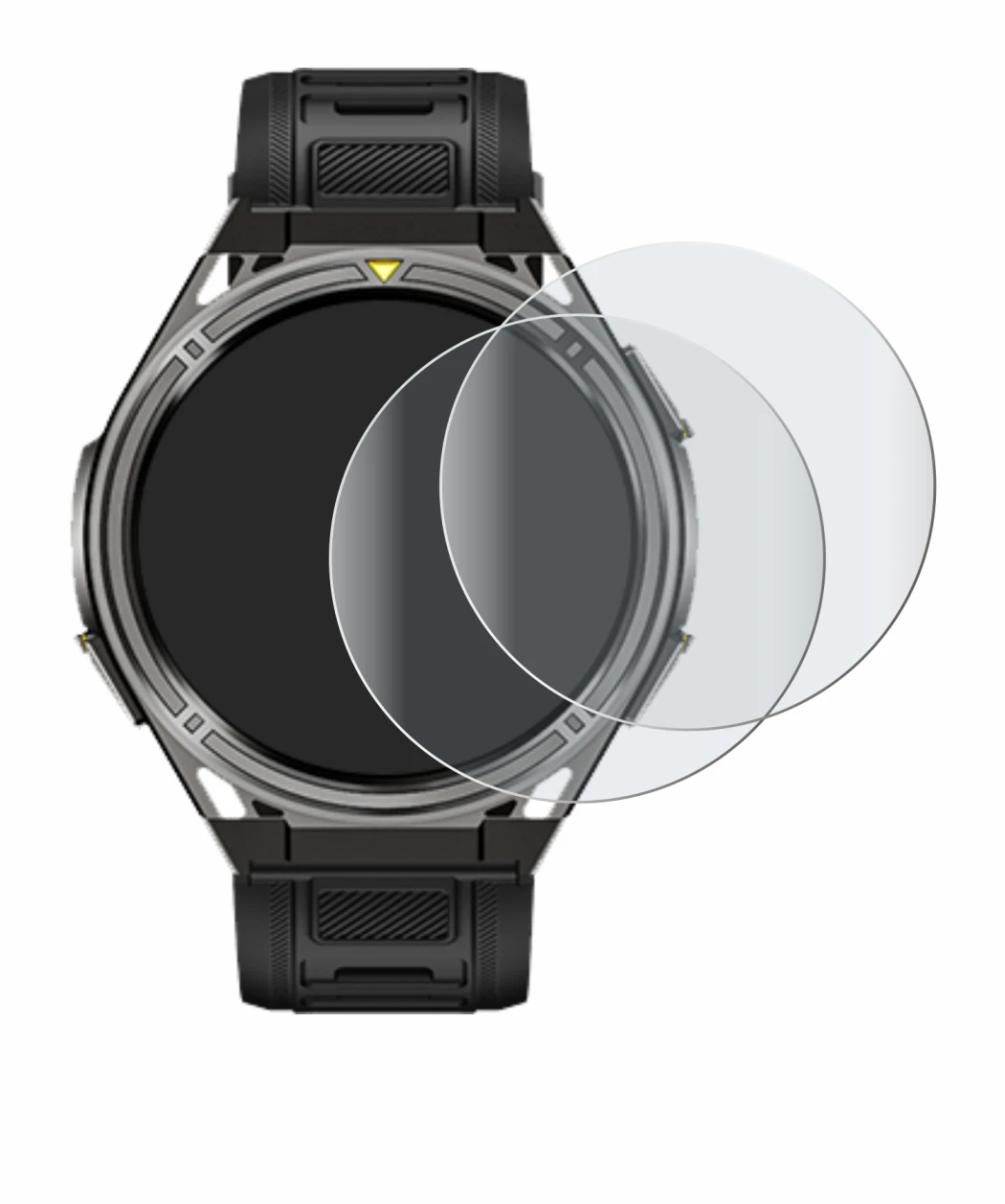 Image of the device Cubot GT5 with a wide variety of screen protectors.