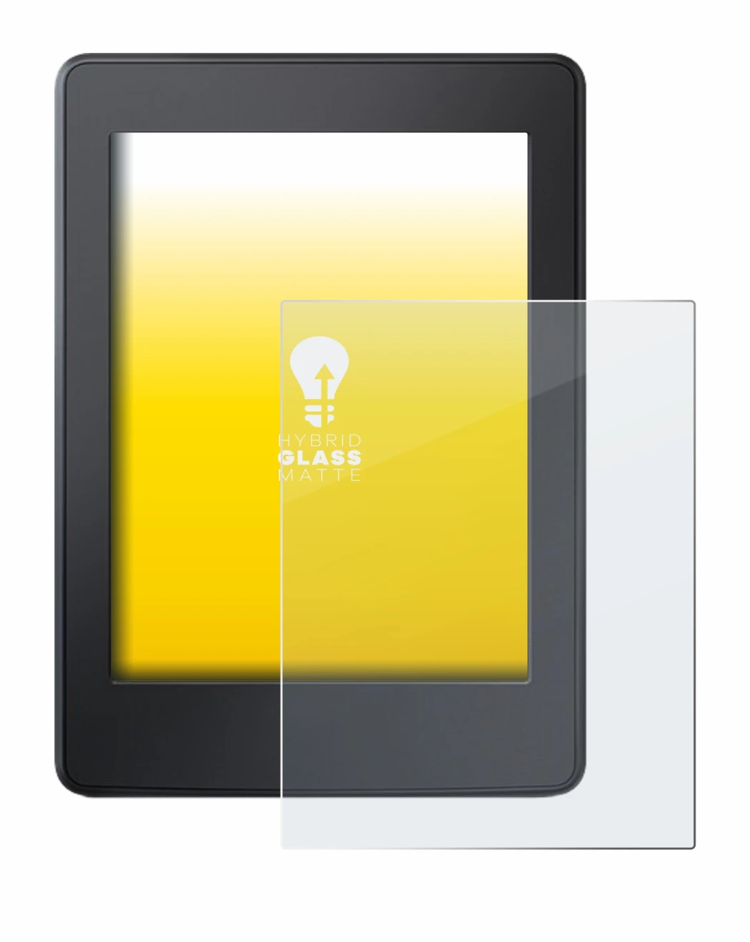 Image of the device Amazon Kindle Paperwhite 2015 (7th Gen.) with a wide variety of screen protectors.