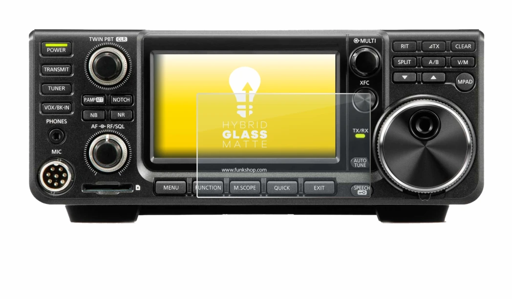 Image of the device Icom IC-7300 with a wide variety of screen protectors.