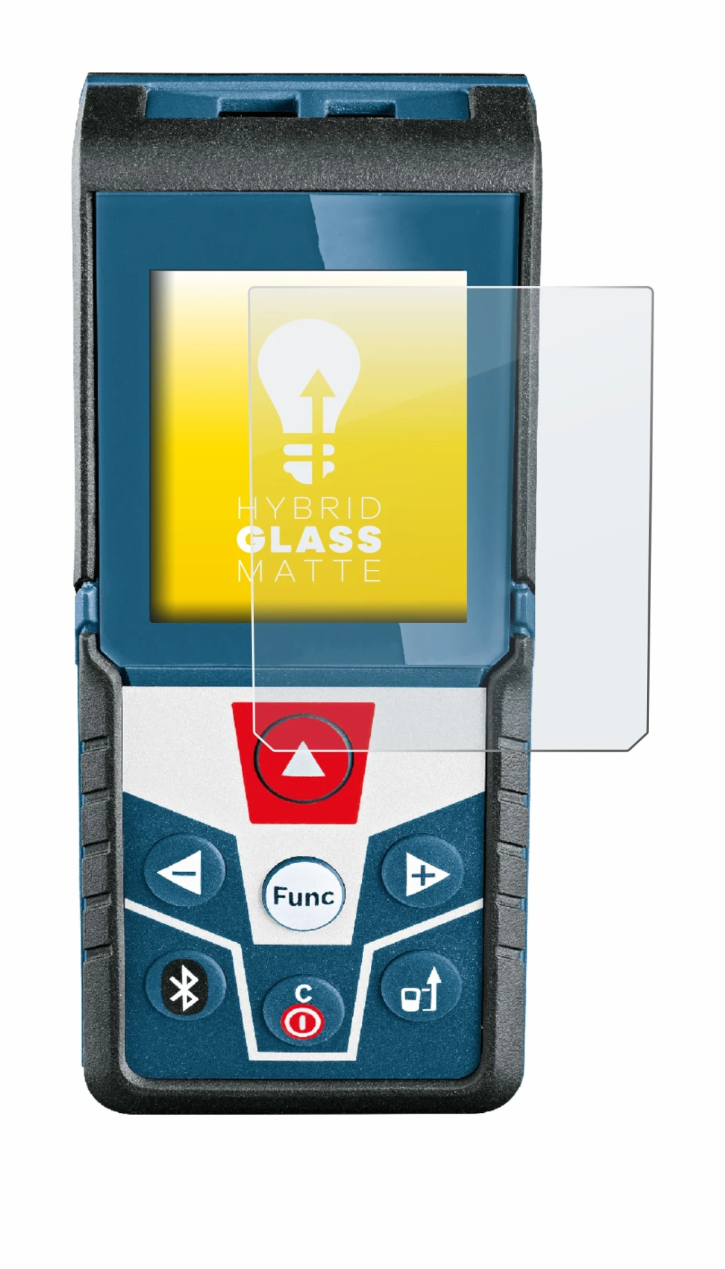 Image of the device Bosch GLM 50 C Professional with a wide variety of screen protectors.