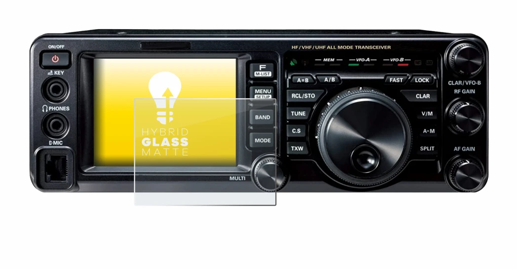 Image of the device Yaesu FT-991A with a wide variety of screen protectors.