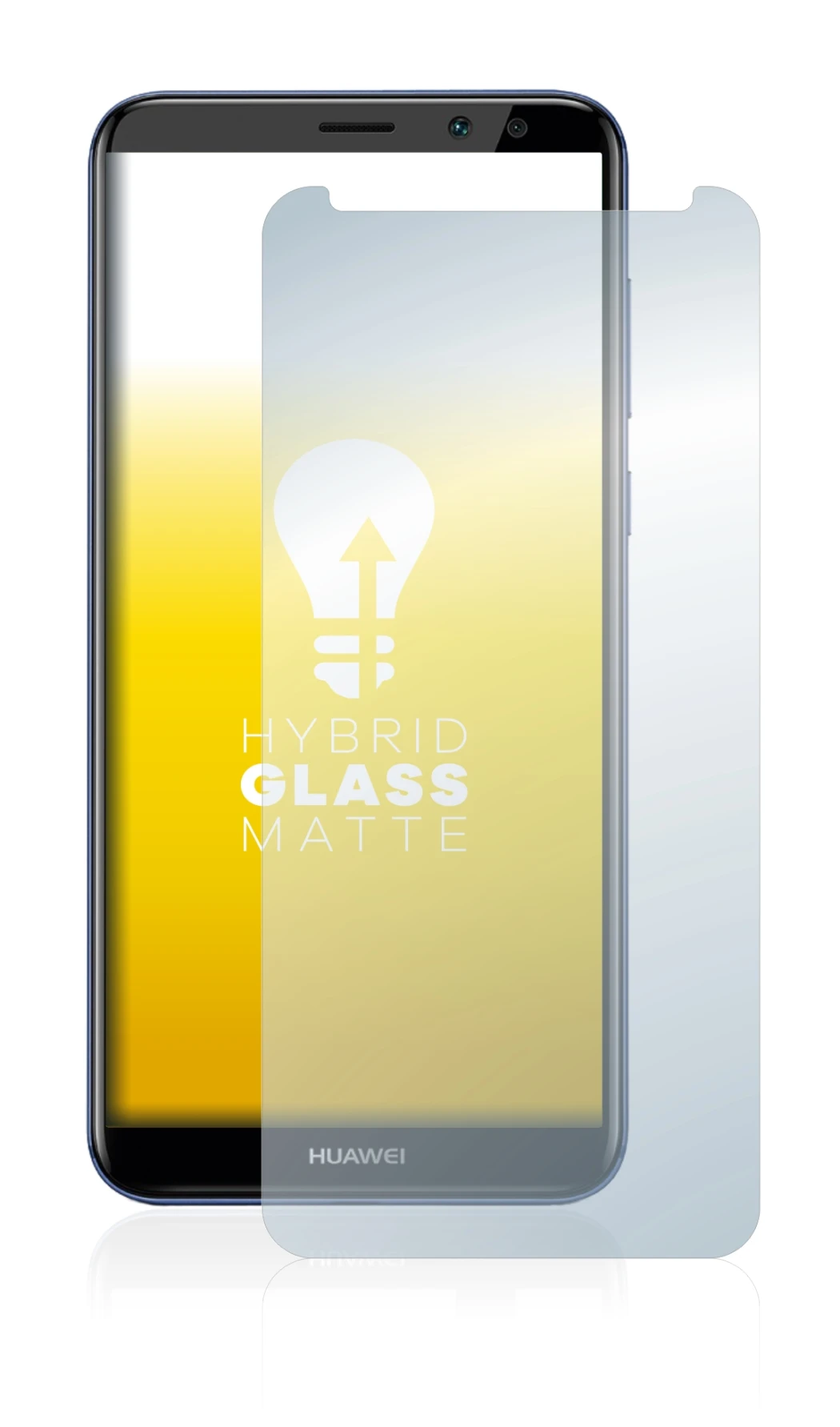 Image of the device Huawei Mate 10 Lite with a wide variety of screen protectors.