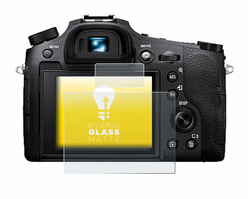 Image of the device Sony Cyber-Shot DSC-RX10 IV with a wide variety of screen protectors.