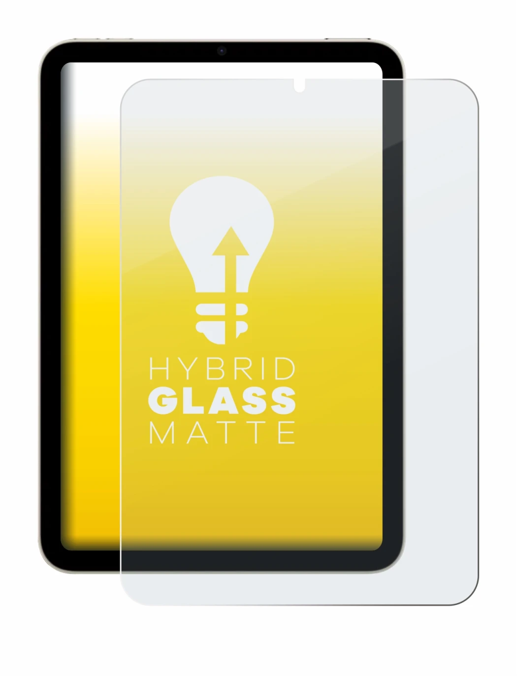 Image of the device Apple iPad Mini 6 WiFi 2021 with a wide variety of screen protectors.