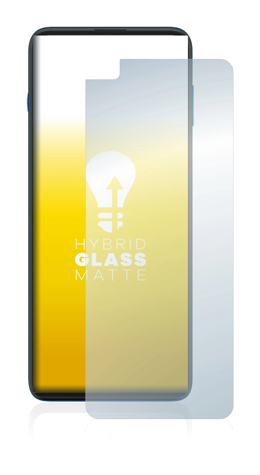 Image of the device Motorola Moto G100 with a wide variety of screen protectors.