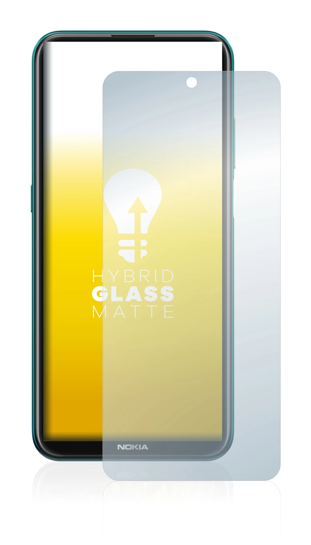 Image of the device Nokia X10 with a wide variety of screen protectors.