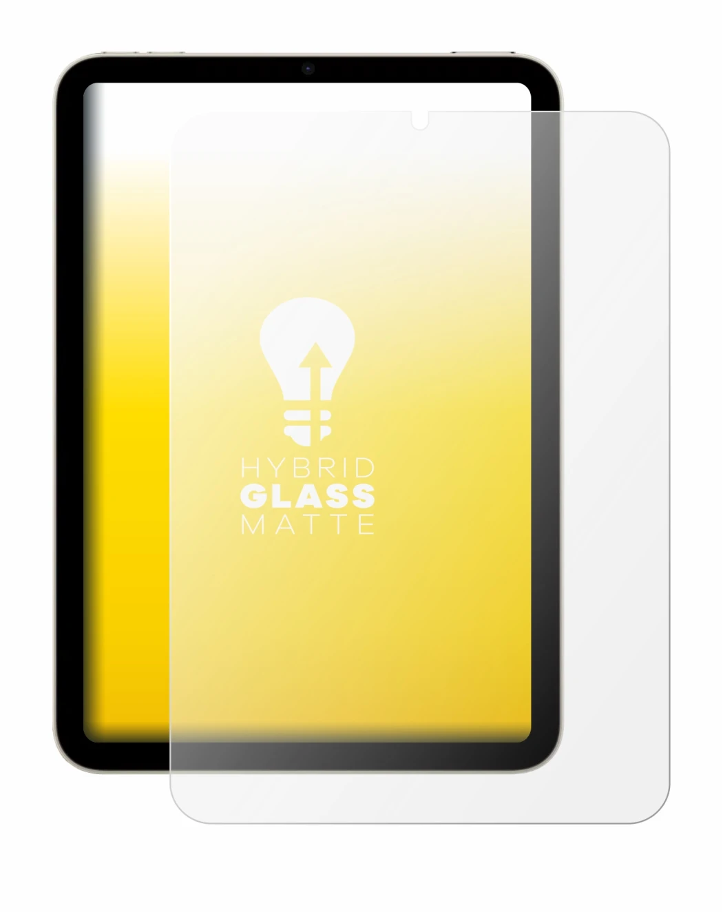 Image of the device Apple iPad Mini 6 2021 with a wide variety of screen protectors.