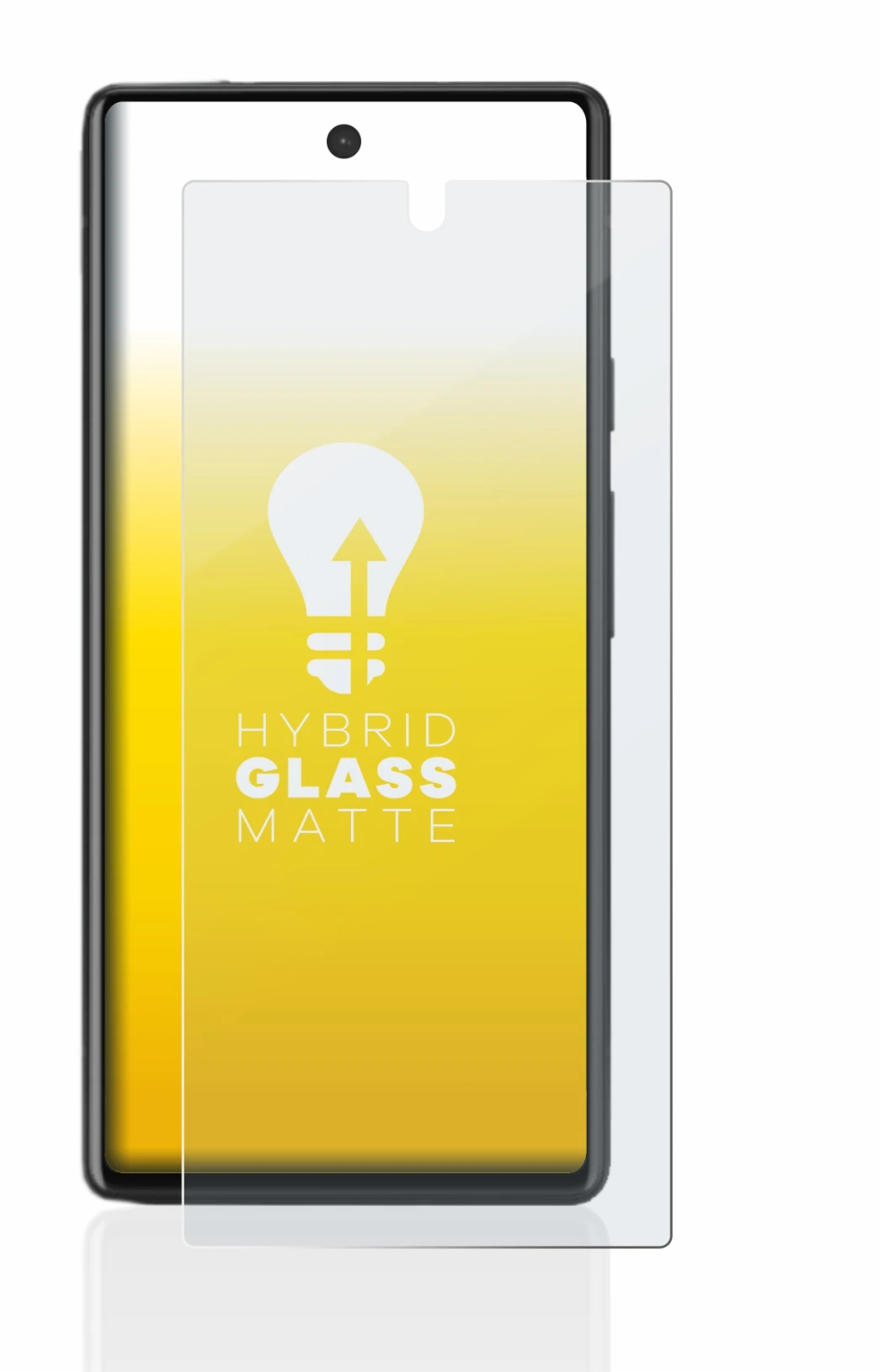 Image of the device Google Pixel 6a with a wide variety of screen protectors.