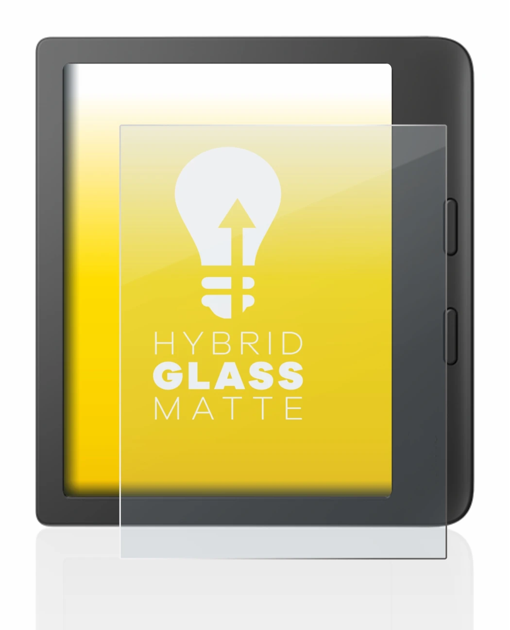 Image of the device Tolino Vision 6 with a wide variety of screen protectors.