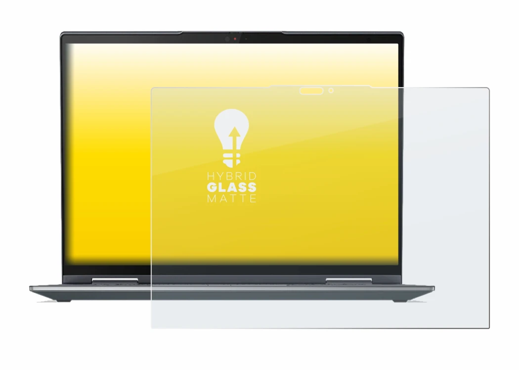 Image of the device Lenovo ThinkPad X1 Yoga Gen 7 with a wide variety of screen protectors.