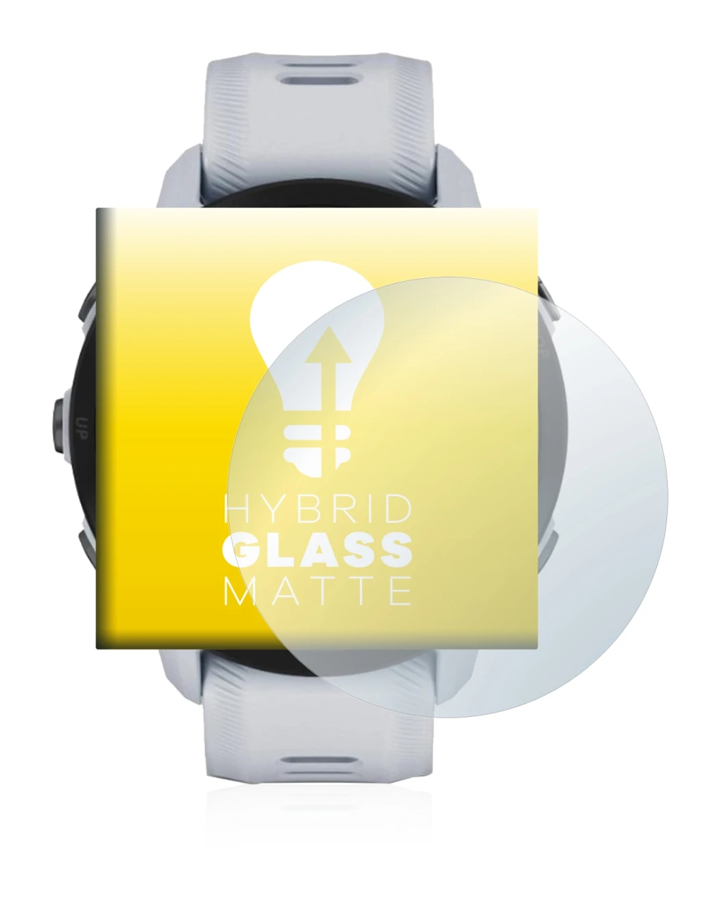 Image of the device Garmin Forerunner 955 Solar with a wide variety of screen protectors.