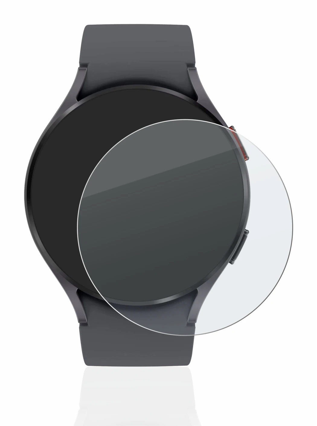 Image of the device Samsung Galaxy Watch 5 (44mm) with a wide variety of screen protectors.