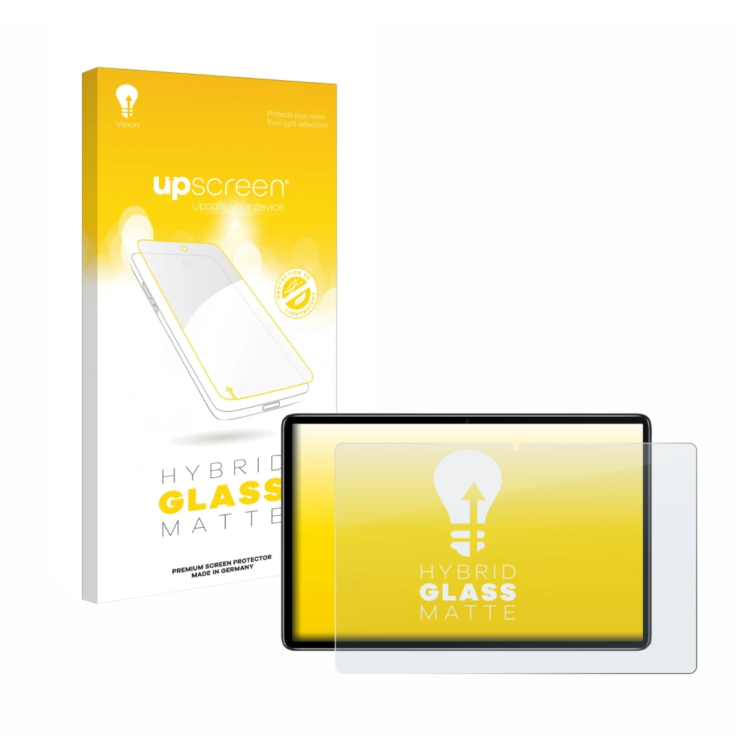 Front side of a product packaging with the brand logo upscreen. Next to it is the device Blackview Oscal Pad 10 shown with the