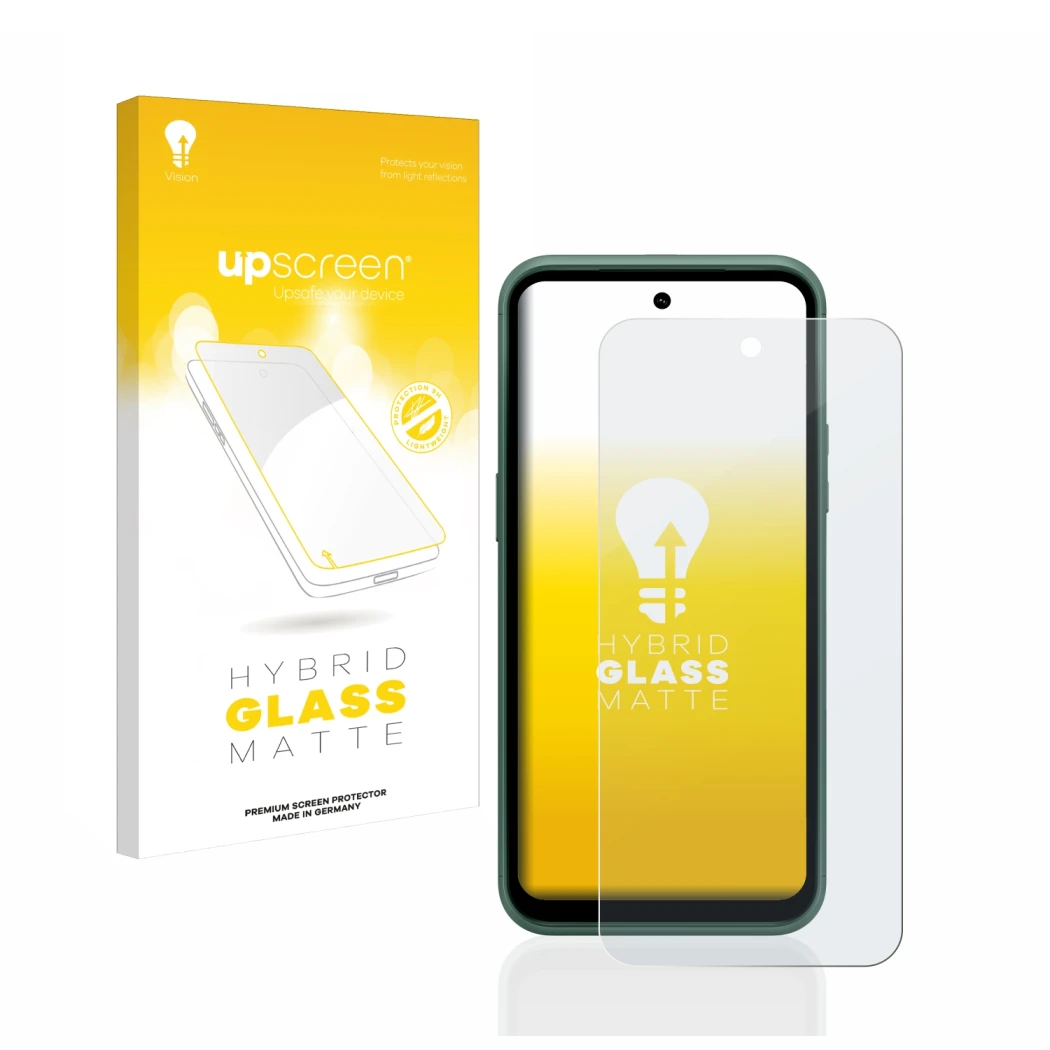 Front side of a product packaging with the brand logo upscreen. Next to it is the device Nokia XR21 shown with the correspondi