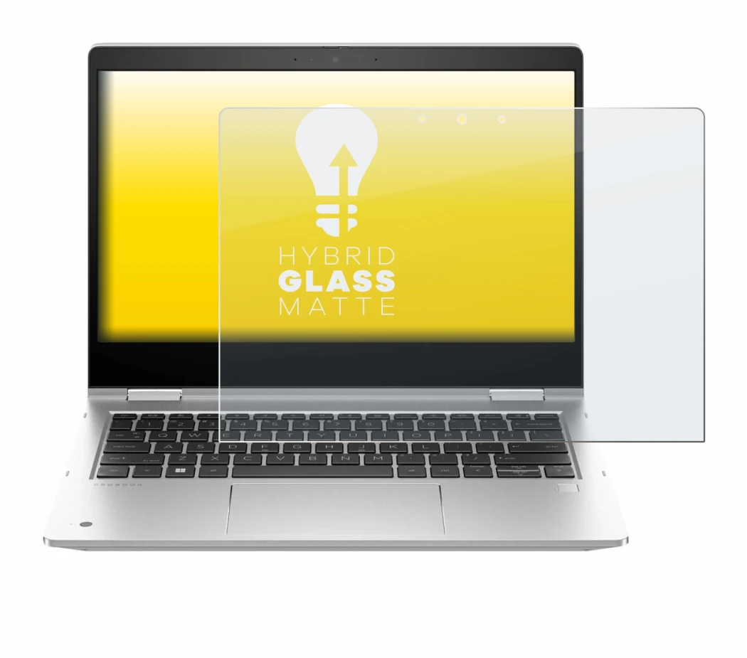 Image of the device HP ProBook x360 435 G10 with a wide variety of screen protectors.