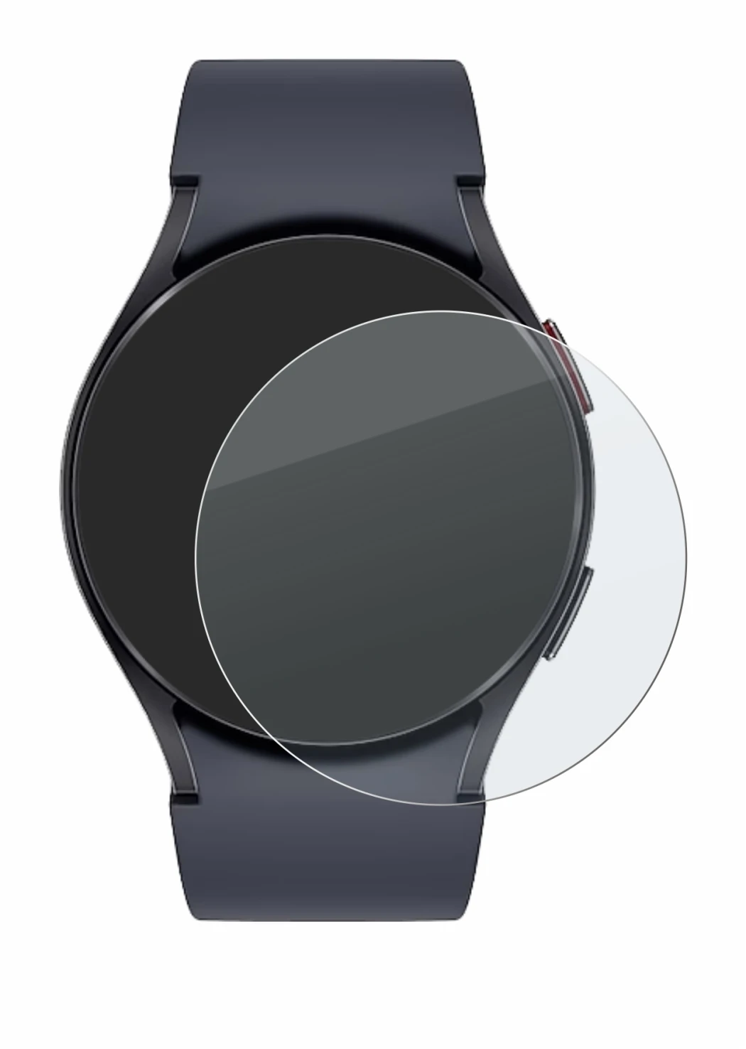 Image of the device Samsung Galaxy Watch 6 (44 mm) with a wide variety of screen protectors.