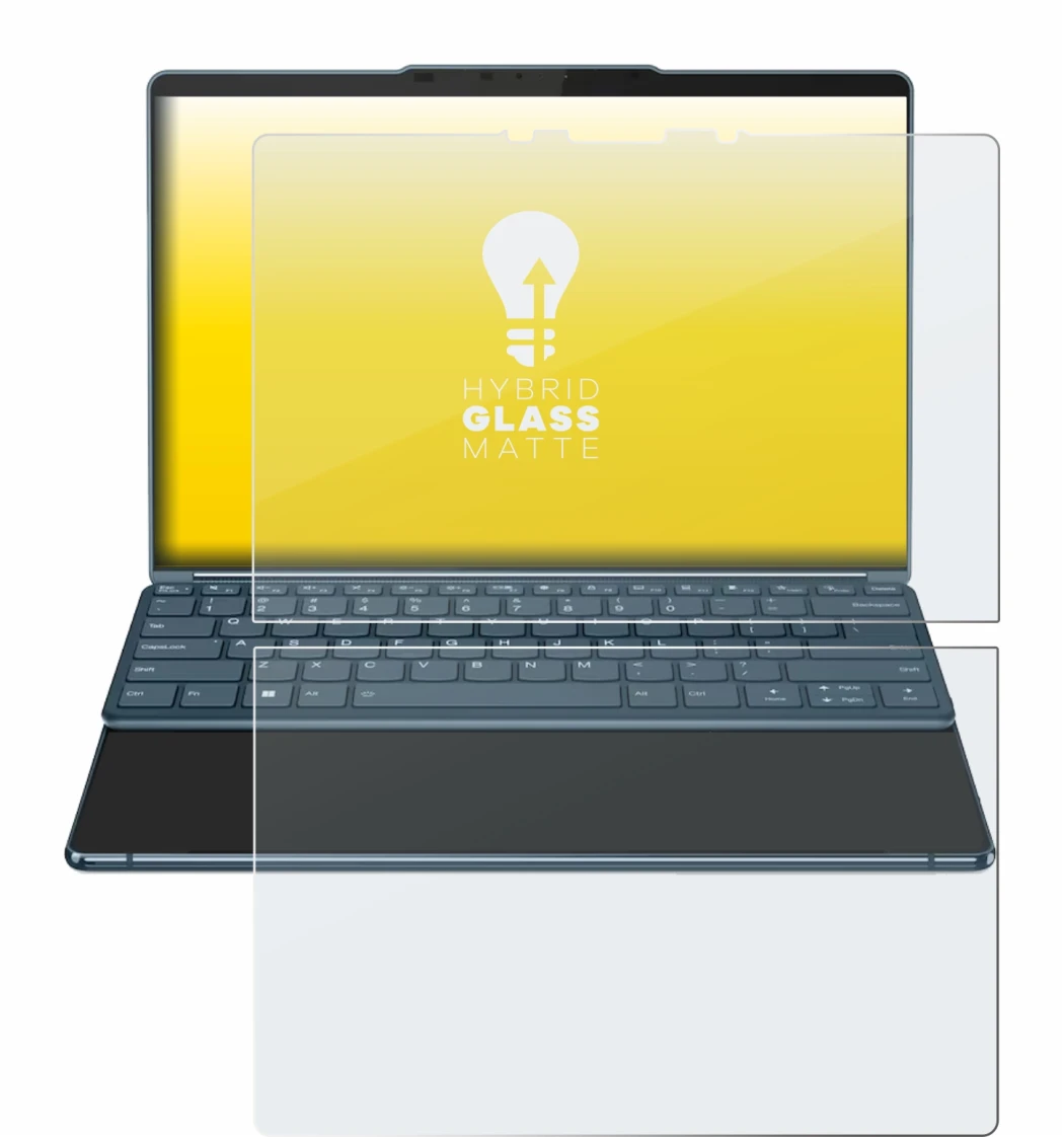 Image of the device Lenovo Yoga Book 9i Gen 8 with a wide variety of screen protectors.