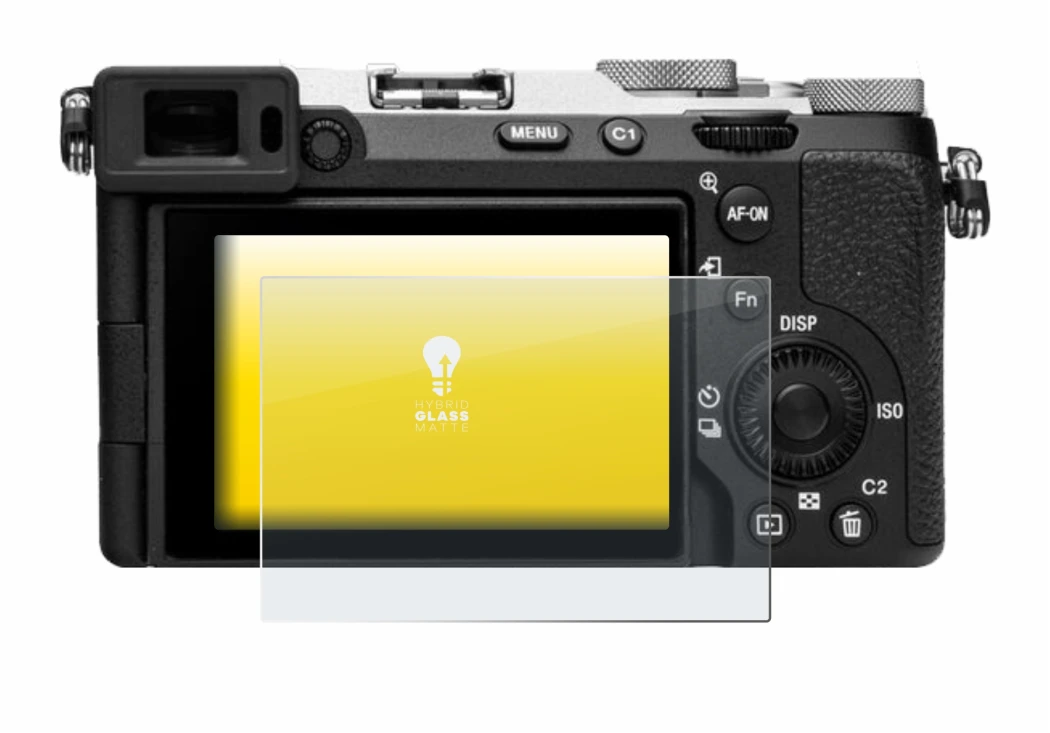 Image of the device Sony Alpha 7C II (ILCE-7CM2) with a wide variety of screen protectors.