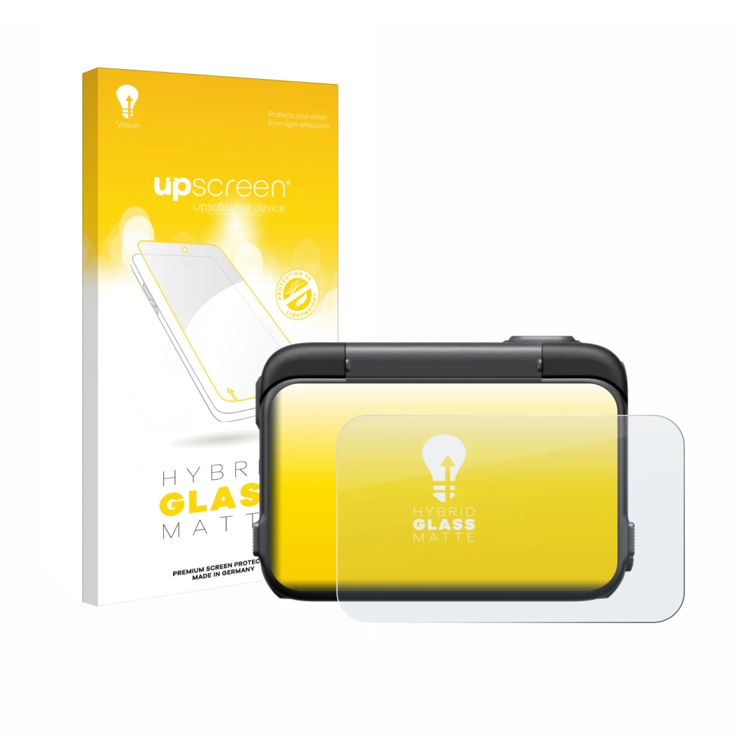 Front side of a product packaging with the brand logo upscreen. Next to it is the device Insta360 Ace Pro shown with the corre