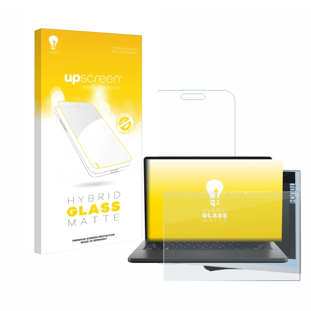 Front side of a product packaging with the brand logo upscreen. Next to it is the device ASUS ROG Zephyrus G14 2024 GA403 show